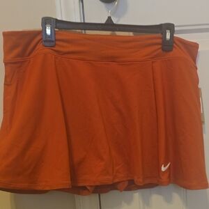 Nike Vibrant Orange Sports Skirt